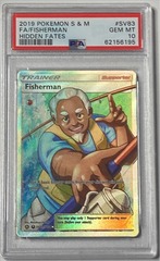 Fisherman - SV83/SV94 - Full Art Ultra Rare - PSA 10